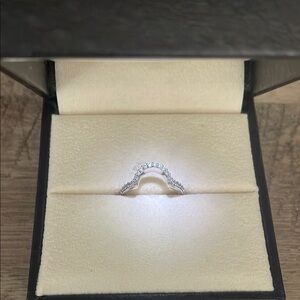 Diamond wedding band.